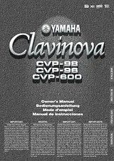 Yamaha CVP-600 Manual Do Utilizador