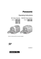 Panasonic SDR-T55 ユーザーガイド