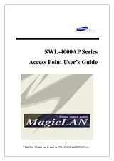 Samsung SWL-4000AP Справочник Пользователя