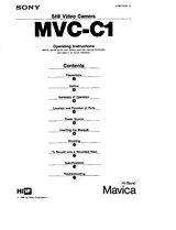 Sony MVC-C1 Manuel D’Utilisation