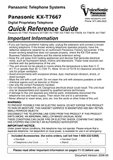Panasonic KX-T7667 User Manual