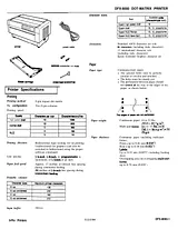 Epson dfx-8000 Product Datasheet
