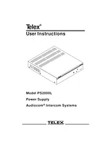 Telex PS2000L ユーザーズマニュアル