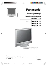 Panasonic tx-20la1p Operating Guide