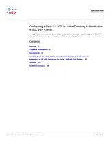 Cisco Cisco SA540 Security Appliance Technical References