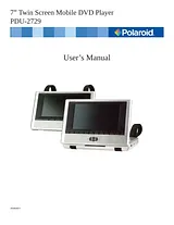 Polaroid PDU-2729 ユーザーズマニュアル