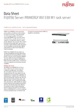 Fujitsu RX1330 M1 VFY:R1331SC021IN Ficha De Dados