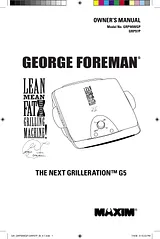 George Foreman GRP97P User Manual