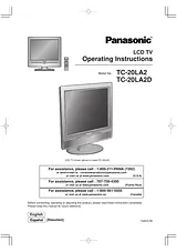 Panasonic tc-20la2 User Guide