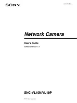 Sony SNC-VL10P Справочник Пользователя