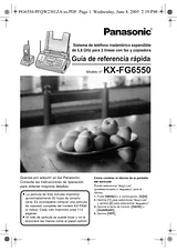 Panasonic KX-FG6550 Guía De Operación