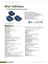 Moxa NPort 5150 1 port Device Server Guia De Especificaciones
