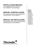 Thermador PRD486NLHU Installationsanweisungen