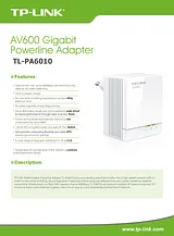 TP-LINK AV600 TL-PA6010 Merkblatt