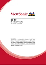 Viewsonic SD-Z246 사용자 설명서