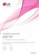 LG 32LY750H Owner's Manual