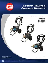 Campbell Hausfeld cp5216 1900 psi industrial electric cold water pressure washer Mode D'Emploi