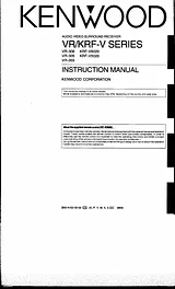 Kenwood KRF-V5020 Manual Do Utilizador