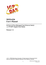 ICP DAS USA MSM-6226 Manual Do Utilizador