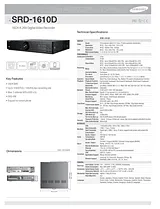 Samsung SRD-1610D Merkblatt