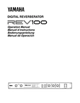 Yamaha REV100 Справочник Пользователя