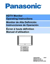 Panasonic ct-30wc14 Mode D'Emploi
