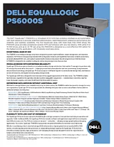 DELL EqualLogic PS6000S 350-10341-3Y4H Leaflet