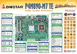 Biostar P4M890-M7 TE Guide D’Installation Rapide