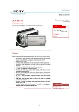 Sony DCR-SR37E Manuale Utente
