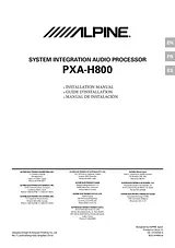 Alpine PXA-H800 Benutzerhandbuch