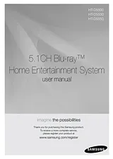 Samsung HT-D5550 User Manual