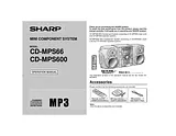 Sharp CD-MPS66 ユーザーズマニュアル