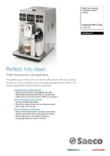 Saeco Super-automatic espresso machine HD8856/03 HD8856/03 Folheto