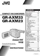 JVC GR-AXM33 Manual Do Utilizador