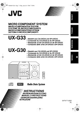 JVC UX-G33 Manual Do Utilizador