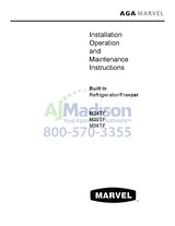 Marvel M72CTWTWS Installation Instruction