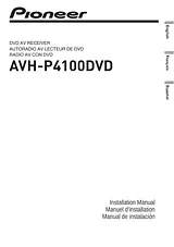 Pioneer AVH-P4100DVD 사용자 설명서