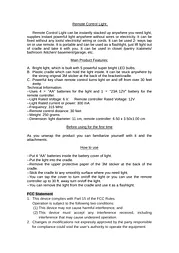 Jewelite Limited RBL6TX Manual Do Utilizador