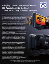 Sony HVR-Z1U Справочник Пользователя