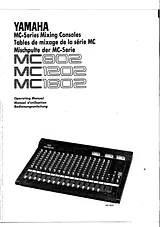 Yamaha MC1602 Manual Do Utilizador