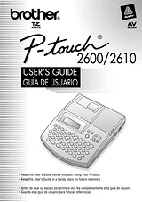 Brother PT-2600 Manual De Usuario