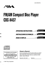 Aiwa cdc-x437 사용자 가이드