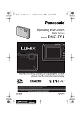 Panasonic DMC-TS1 Справочник Пользователя