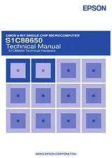 Epson S1C88650 User Manual