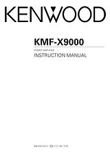 Kenwood KMF-X9000 Manual Do Utilizador