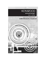 Kenwood LCD Remote Control Manual Do Utilizador