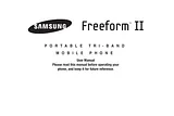 Samsung Freeform II Manual Do Utilizador