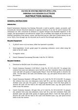 eutech-instruments ammonia gas User Manual