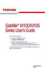 Toshiba M100 Guía Del Usuario