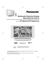 Panasonic PT60LC13K Mode D’Emploi